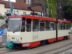 Tatra KT4D der Stadtverkehrsgesellschaft mbH Frankfurt Oder in Frankfurt/Oder am 09.06.2016