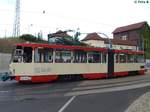 Tatra KT4D der Stadtverkehrsgesellschaft mbH Frankfurt Oder in Frankfurt/Oder am 09.06.2016