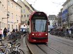 Freiburger VAG Siemens Combino Advanced 288 am 21.03.17 in der Innenstadt