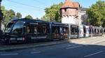 Freiburg im Breisgau - Straßenbahn CAF Urbos 301 - Aufgenommen am 15.09.2018 