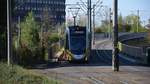 Freiburg im Breisgau - Straßenbahn CAF Urbos 307 - Aufgenommen am 15.09.2018