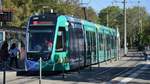 Freiburg im Breisgau - Straßenbahn CAF Urbos 306 - Aufgenommen am 15.09.2018