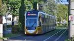 Freiburg im Breisgau - Straßenbahn CAF Urbos 307 - Aufgenommen am 15.09.2018