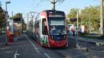 Freiburg im Breisgau - Straßenbahn CAF Urbos 308 - Aufgenommen am 15.09.2018