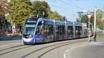 Freiburg im Breisgau - Straßenbahn CAF Urbos 305 - Aufgenommen am 16.09.2018