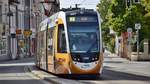 Freiburg im Breisgau - Straßenbahn CAF Urbos 307 - Aufgenommen am 16.09.2018