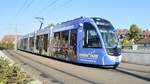 Freiburg im Breisgau - Straßenbahn CAF Urbos 305 - Aufgenommen am 20.09.2018