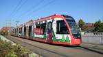 Freiburg im Breisgau - Straßenbahn CAF Urbos 310 - Aufgenommen am 20.09.2018