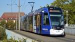 Freiburg im Breisgau - Straßenbahn CAF Urbos 304 - Aufgenommen am 20.09.2018