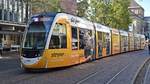 Freiburg im Breisgau - Straßenbahn CAF Urbos 307 - Aufgenommen am 12.10.2018 