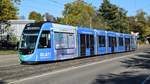 Freiburg im Breisgau - Straßenbahn CAF Urbos 306 - Aufgenommen am 14.10.2018 