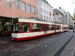 TW 263 unterwegs auf der Linie 2 in der Stadt Freiburg im Breigau am 22.09.2010