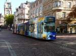 TW 265 unterwegs auf der Linie 5 in der Stadt Freiburg im Breigau am 22.09.2010