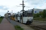 Bis zum Eintreffen der Niederflurfahrzeuge des Typs NGT8G im Zusammenhang mit der Erffnung der Stadtbahnlinie 1 (Untermhaus - Zwtzen) waren die KTNF8 die einzigen Niederflurfahrzeuge des GVB.