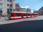 HAVAG Wagen 625 als 7 Krllwitz am Marktplatz (1.7.13)