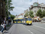 Leipzig LVB SL 11E (T4D-M1 (LVB-Typ 33h) 2161) Wahren, Georg-Schumann-Straße am 15.