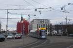 Leipzig, Willy-Brandt-Platz.