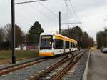 MVG Stadler Variobahn 234 am 04.03.17 in der Nähe der Mainzer Hochschule 