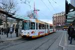 MVG Düwag M8C 276 auf der Linie 51 am 19.01.18 in Mainz Hbf 