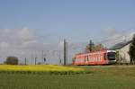 Die Bauhausbahn am 08. November 2008 vor Edingen West.