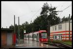 Der letztgebaute GT8N fr Nrnberg, Wagen 1126 steht am 06.