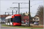 Variobahn GTV6 1202 kurz vor der Endhaltestelle Worzeldorfer Strae.