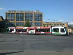 Potsdam: Straenbahnlinie 92 nach Bornstedt Kirschallee am Hauptbahnhof.