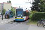 Schwerin NVS SL 2 (Bombardier-SN2001 809) Lankow-Siedlung am 18. Juli 2013.