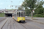 Stuttgart SSB SL 13 (GT4 542 + GT4 ?) Untertürkheim, Wunderstraße am 8.