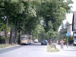 Straenbahn in Woltersdorf.
29.6.03