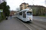 WVV Straßenbahn Würzburg Düwag GTW D8 Wagen 245 am 27.12.23 in Würzburg 