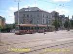 Zwickauer GT6M 902 am Georgenplatz auf den Weg ber Neumarkt nach Eckersbach.   Neul Alexander