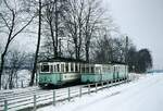 END__Begegnung in der Ausweiche 'Krähenbach' bei Nellingen an der Neuhausener Strecke.__15-01-1977