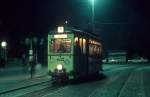 Flensburg SL 1 (Tw 40) Bundesbahnhof am 7. Oktober 1972.