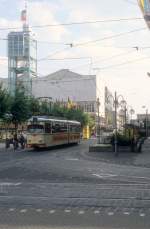 Mannheim MVV SL 33 (GT6 124) Paradeplatz am 27. Juni 1993.