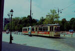 Augsburger Straßenbahn, Bgm.-Fischer-Straße, Sommer 1984