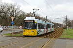 BVG Berlin, GT6N Nr. 1524 als Linie 37 nach Berlin S-Bahnhof Schöneweide am 30. Janaur2018  in der Treskowallee in Berlin.