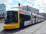 Flexity Nr. 9008 der BVG in Berlin am 11.06.2016