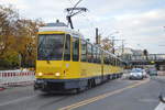 Berliner Straßenbahn vom Typ KT4D mod (BVG Nr. 6010 + 60??) als M17 nach S-Bhf. Berlin Schöneweide am 07.11.19 Berlin Karlshorst.