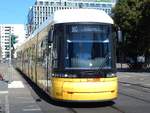 Flexity Nr. 9013 der BVG in Berlin am 06.08.2018