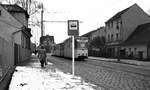 BVB Ost-Berlin__Zug der Linie 84 in Altglienicke.__28-01-1978