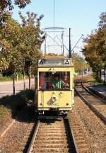 Triebwagen 5984 der BVG bei einer Themenfahrt 2007 nach Falkenberg