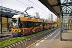 Berliner Rsti - Linie M 17 zum S-Bahnhof Schneweide | GT6N | Wagen 1056 |Aufnahme entstand am U-Bahnhof Tierpark.