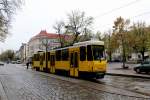 Berlin BVG SL 61 (KT4D 6159) Friedrichshagen, Bölschestrasse (Hst. Marktplatz Friedrichshagen) am 16. Oktober 2014.