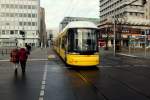 Berlin BVG SL M4 (Bombardier-GT8-11ZRL 9014) Alexanderstrasse am 1.