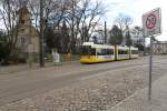 Berlin BVG SL 68 (AEG GT6N-U 1516) Schmöckwitz, Alt-Schmöckwitz am 1. April 2015.