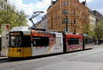 Berlin BVG SL M1 (GT6N-U 1503) Mitte, Oranienburger Straße / Friedrichstraße (Hst. Oranienburger Tor) am 24. April 2016.