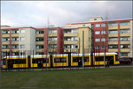 Früher Mauer, heute Durchblick -

Früher war kein Durchblick von Ost nach West (real Süd nach Nord) möglich. Hier stand die Mauer. Die stählernen Stäbe erinnern an deren Verlauf. Die Straßenbahnstrecke in der Bernauer Straße entstand allerdings auch erst nach der Wende.

25.02.2016 (M)