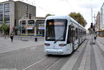 Linie: 301
Fahrtrichtung: GE-Horst, Essener Straße
Ort: Gelsenkirchen Buer Rathaus
Fahrzeug / Kennzeichen: 543
Typ: Stadler Variobahn
Unternehmen: Bogestra
Aufnahmedatum: 28.10.2018