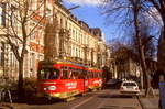 Bonn Tw 209 mit Bw 289 in der Prinz Albert Strae, 28.03.1987.